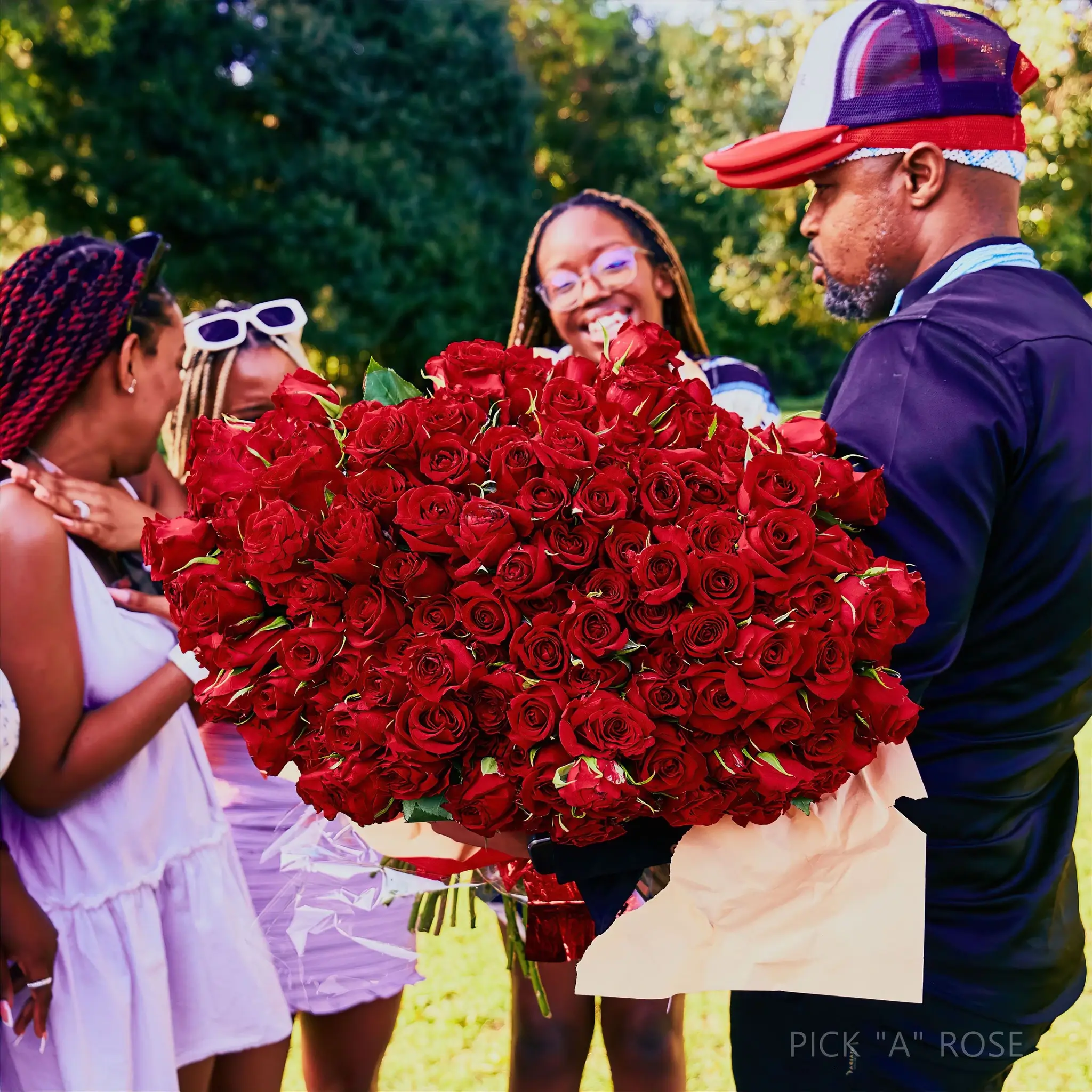 Beautiful bouquet of assorted flowers in Pretoria florist shop